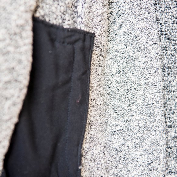 Rag & Bone Bouclé Knit Jacket Leather Trim XS - Picture 11 of 12